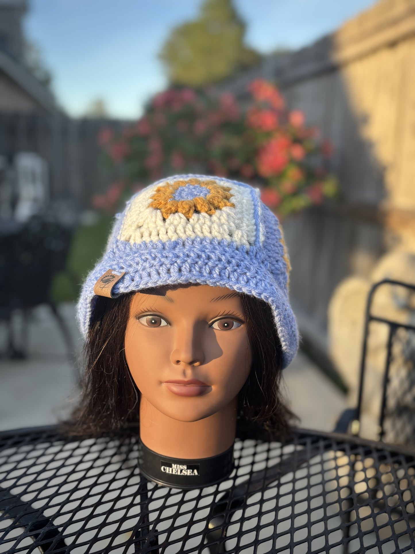 Daisy Granny Square Hat