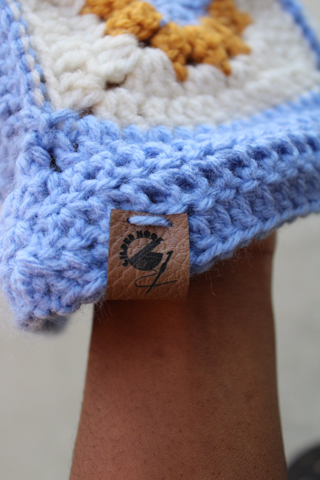 Daisy Granny Square Hat
